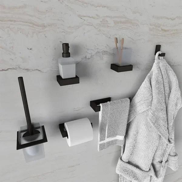 Glade Black Bathroom 6-piece Accessory Pack