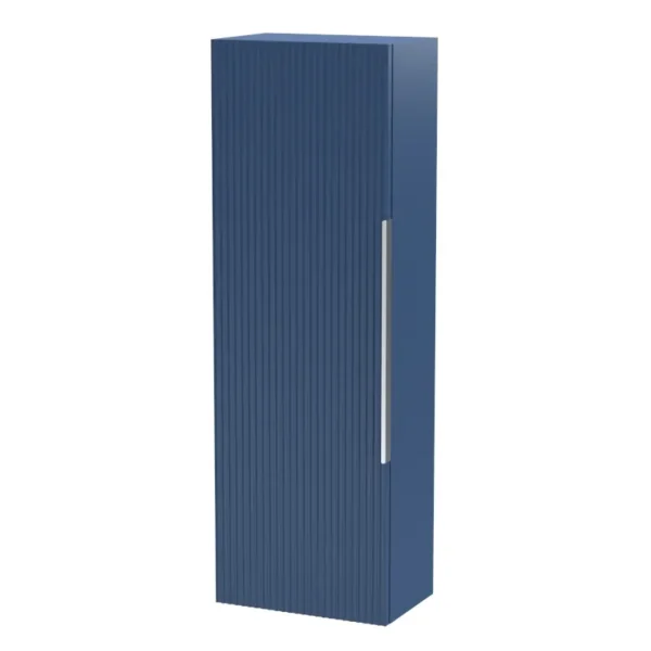 Hudson Reed Fluted 400mm Blue Tall Boy