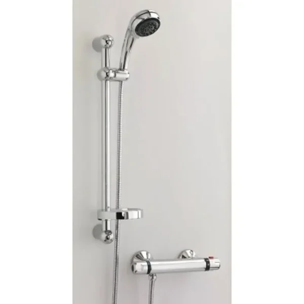 Bc Exposed Valve, Shower Head and Shower Riser Kit
