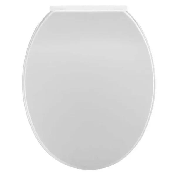 White Standard Round Soft Close Toilet Seat