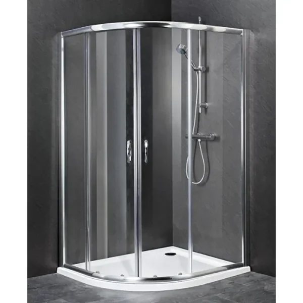 BC Corner 800mm Quadrant Shower Enclosure (optional Slimline Tray & Fast Flow Waste)
